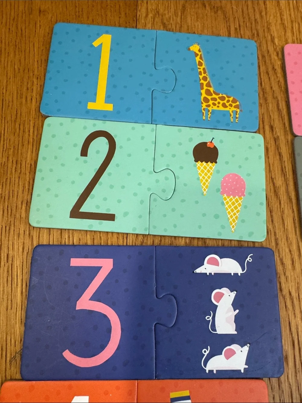 Mudpuppy Number Puzzle Pairs - Colorful 1-10 Learning Set - My First Numbers
